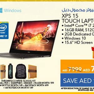 Dell XPS 15 Touch Laptop (From 10th Aug 2016 Till Limited period) Computers & Laptops Shop Online at Dubai Offers