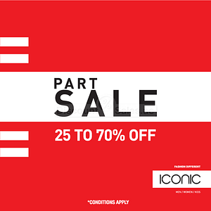 Don’t miss Iconic’s BIG SALE with Fabulous Deals and Discounts Al Ain Mall Shop Online at Dubai Offers