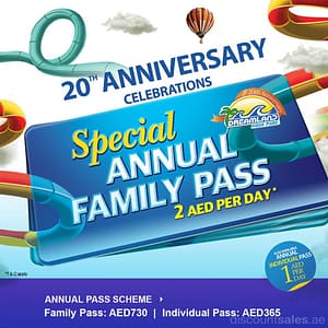 Dreamland Aqua Park Annual Pass Exclusive Offer Entertainment Offers Shop Online at Dubai Offers