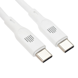 Dviced Cable USB-C to USB-C silicone 1,25m – White Accessories Shop Online at Dubai Offers