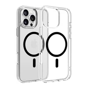 Dviced Magsafe iPhone 16 Pro Max case clear – Black Accessories Shop Online at Dubai Offers