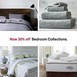 Enjoy 30% off on select bedroom and bath textile collections at Crate & Barrel City Centre Mirdif Shop Online at Dubai Offers