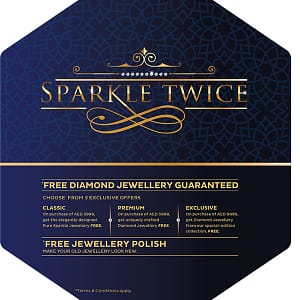 Free Diamond Jewellery & Jewellery Polish from Pure Gold this Ramadan & Summer Fashion & Jewelry Shop Online at Dubai Offers