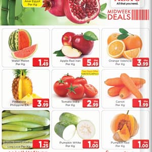 Fresh Fruit on Nesto MidWeek Deals Food/Grocery Shop Online at Dubai Offers