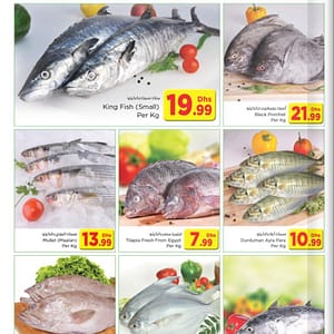 Fresh Seafoods Special Discounts @ Nesto Food/Grocery Shop Online at Dubai Offers