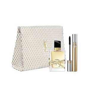 GIFT SET LIBRE EAU DE PARFUM 50 ML + MASCARA VOLUME EFFECT FAUX CILS + POUCH For Her Shop Online at Dubai Offers