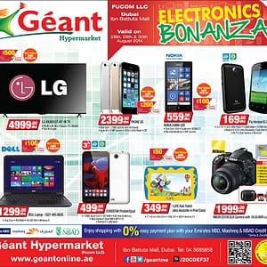 Geant Electronics Bonanza (Offer valid until 30th Aug 2016) Computers & Laptops Shop Online at Dubai Offers