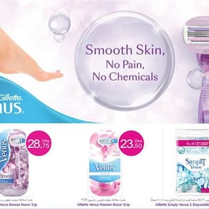 Gillette VENUS Special Offer @ Choithrams Beauty Care Shop Online at Dubai Offers