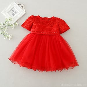 Girl Red Rose Dress Baby Products Shop Online at Dubai Offers