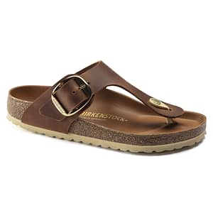 Gizeh Big Buckle Natural Leather Oiled Cognac Female Female Shop Online at Dubai Offers