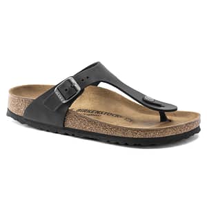 Gizeh Natural Leather Oiled Black Unisex Shoes Shop Online at Dubai Offers