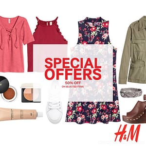 H&M Special Offer Up To 50% OFF Al Ghurair Centre Shop Online at Dubai Offers