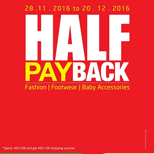 Half Pay Back Special Offer @ lulu Lulu Shop Online at Dubai Offers