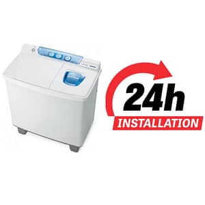 Hitachi 11kg Semi Automatic Washing Machine, PS1100KJ3CGXWH, White Appliances Shop Online at Dubai Offers