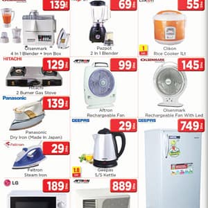 Home Appliances Budget Deals at Nesto Appliances Shop Online at Dubai Offers