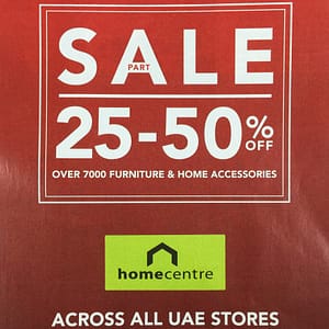 Homecenter Part SALE 25-50% OFF City Centre Mirdif Shop Online at Dubai Offers