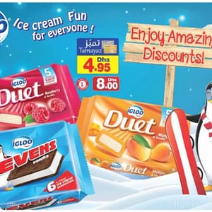 Igloo Ice Cream Amazing Discounts @ Union Coop Food/Grocery Shop Online at Dubai Offers