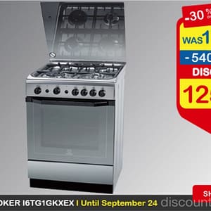 Indesit Cooker 30% OFF at Carrefour Appliances Shop Online at Dubai Offers