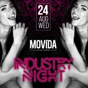 Industry Night (Wednesday 24th August 2016) Event & Shows Tickets Shop Online at Dubai Offers