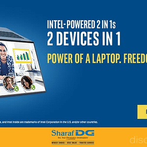 Intel Powered 2 devices in 1 Offer @ Sharaf DG Computers & Laptops Shop Online at Dubai Offers