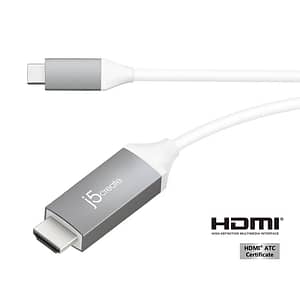 J5 USB-C to 4K HDMI Cable – Aluminium Accessories Shop Online at Dubai Offers