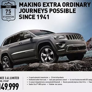 Jeep Grand Cherokee Special Offer Jeep Shop Online at Dubai Offers