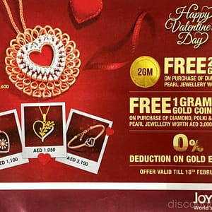 Joyalukkas Valentine’s Day Special Offers Fashion & Jewelry Shop Online at Dubai Offers