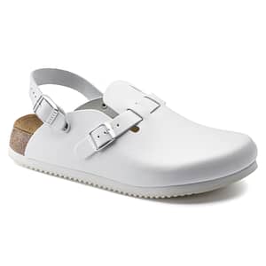 Kay SL Soft Footbed Natural Leather White Unisex Shoes Shop Online at Dubai Offers