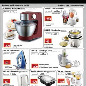 Kenwood Appliances Special Offer @ K.M. Trading Appliances Shop Online at Dubai Offers