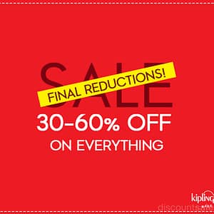 Kipling Final Reduction sale up to 60% Off Bags & Accessories Shop Online at Dubai Offers