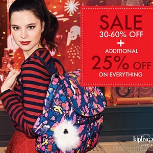 Kipling Killer Sale Offer up to 60% OFF + 25% OFF on Everything Al Ghurair Centre Shop Online at Dubai Offers