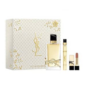 LIBRE EAU DE PARFUM 90 ML + LIBRE EAU DE PARFUM 10 ML + MINI ROUGE PUR COUTURE NUDE MUSE For Her Shop Online at Dubai Offers