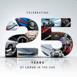 Lexus Celebrating 25 years in UAE Lexus Shop Online at Dubai Offers