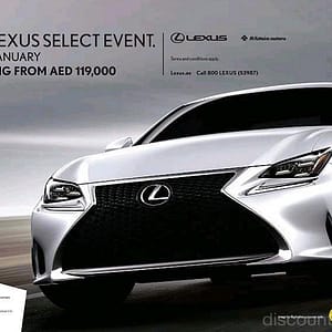 Lexus Select Event Lexus Shop Online at Dubai Offers