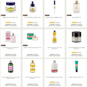 Loccitane Winter Sale upto 60 Percent Off Beauty Care Shop Online at Dubai Offers