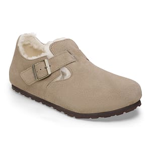 London Shearling Suede Leather Taupe Unisex Shoes Shop Online at Dubai Offers