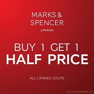 Marks & Spencer BUY 1 GET 1 Half Price Promo Al Ghurair Centre Shop Online at Dubai Offers