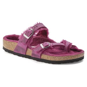 Mayari Shearling Natural Leather Oiled Festival Fuchsia Female Female Shop Online at Dubai Offers