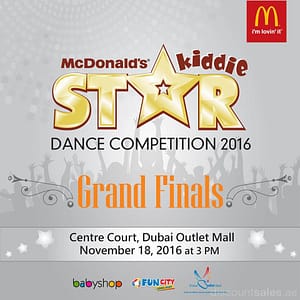 McDonald’s Kiddie Star Grand Finals Children Shop Online at Dubai Offers