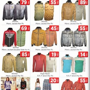 Men’s & Ladies Apparels Budget Deals @ Nesto Clothing Shop Online at Dubai Offers