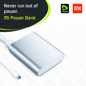 Mi Power Bank Offer @ Etisalat Cameras & Accessories Shop Online at Dubai Offers