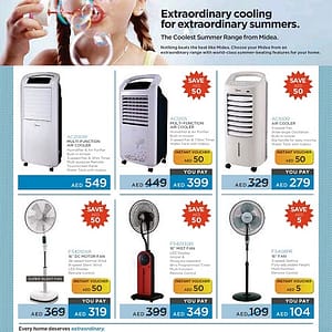 Midea Coolest Summer Offer (Limited Period) Appliances Shop Online at Dubai Offers