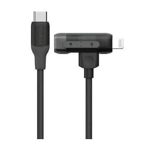 Momax 1-link flow duo 2in1 USB-C to USB-C + Lightning cable 1.5m Black Accessories Shop Online at Dubai Offers