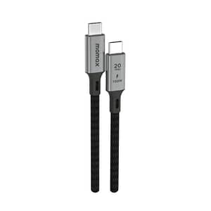 Momax Elite 240W USB-C to USB-C 4 40Gbps cable 1m Black Accessories Shop Online at Dubai Offers