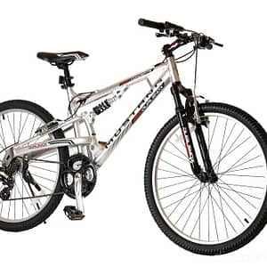 Mustang Aluminium Dual Suspension MTB Silver Children Shop Online at Dubai Offers