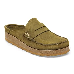 Naples Suede Leather Pine Green Male Male Shop Online at Dubai Offers