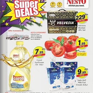 Nesto Weekend Super Deals (Valid 1st to 3rd Sept 2016) Appliances Shop Online at Dubai Offers