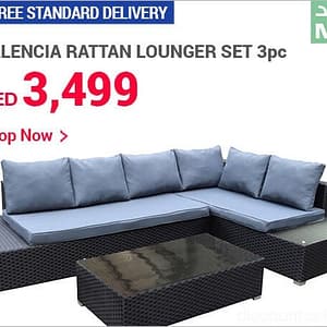 New Valencia Rattan Lounger Set Furniture's & Decor Shop Online at Dubai Offers