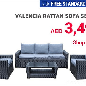 New Valencia Rattan Sofa Set Furniture's & Decor Shop Online at Dubai Offers