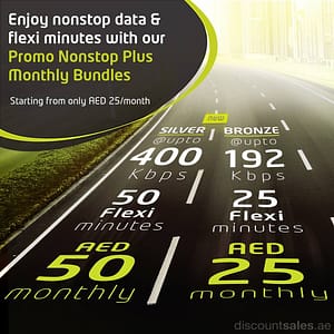 Nonstop Data plus Flexi Mins Offer by Etisalat Electronics Shop Online at Dubai Offers